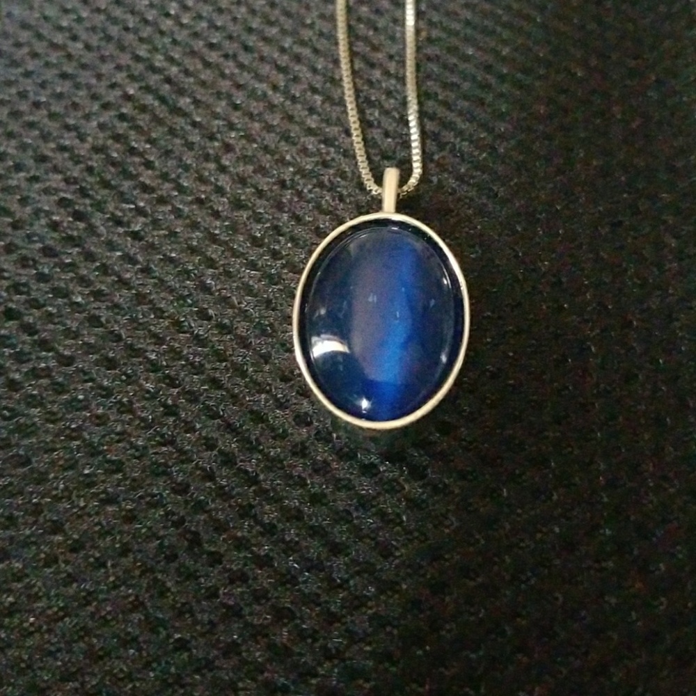 Blue Pendant Necklace